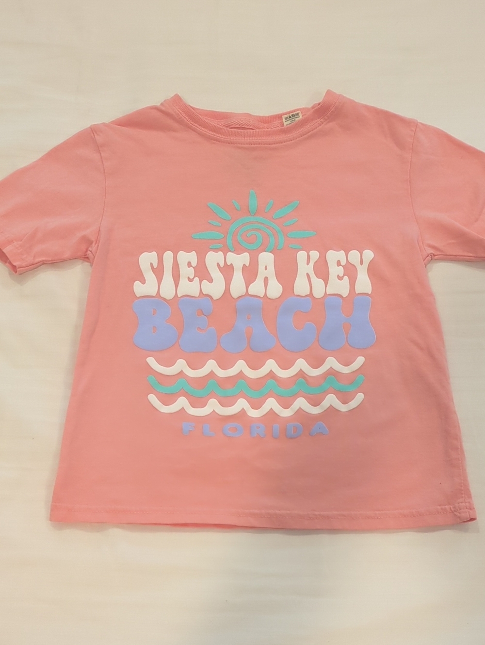 🩷 Blue 84 Pink Siesta Key Beach Graphic Tee